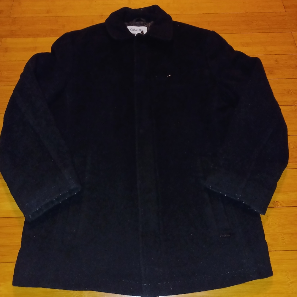 Calvin Klein Wool Blend Coat Men’s Medium